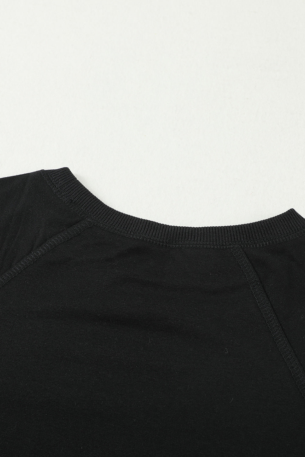 Black/Sky Blue/Green/Gray Raglan Sleeve Pullover Kids Sweatshirt