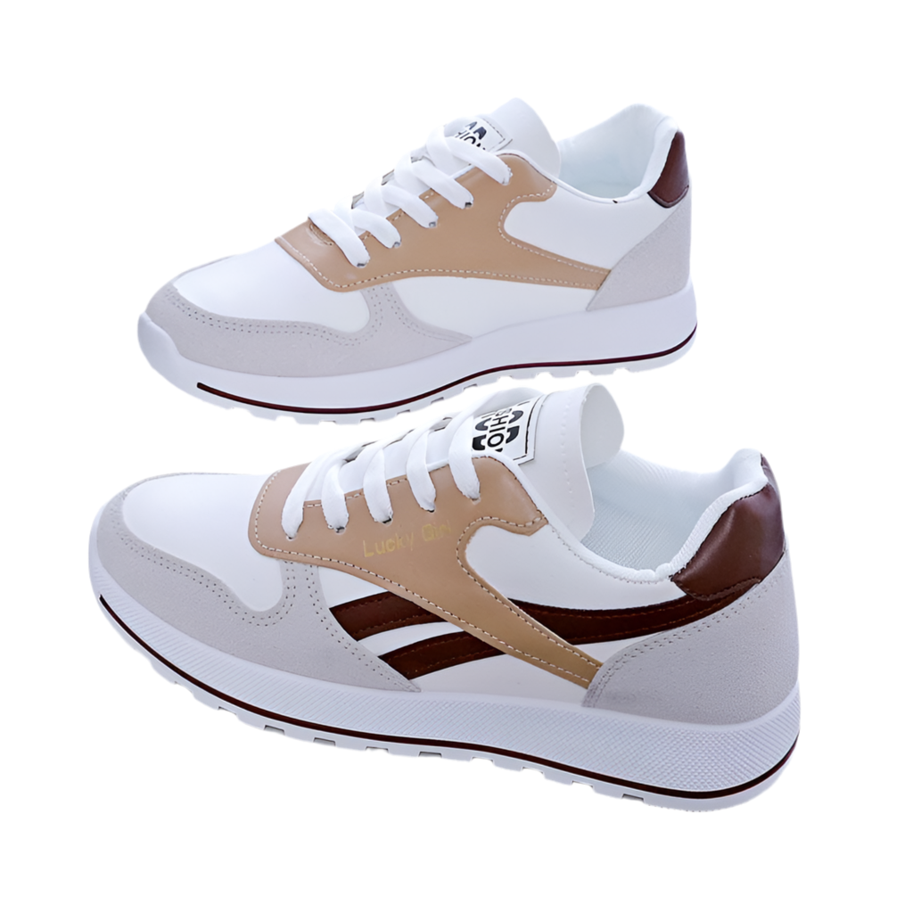 Student Running Sports White Daddy Shoes Women