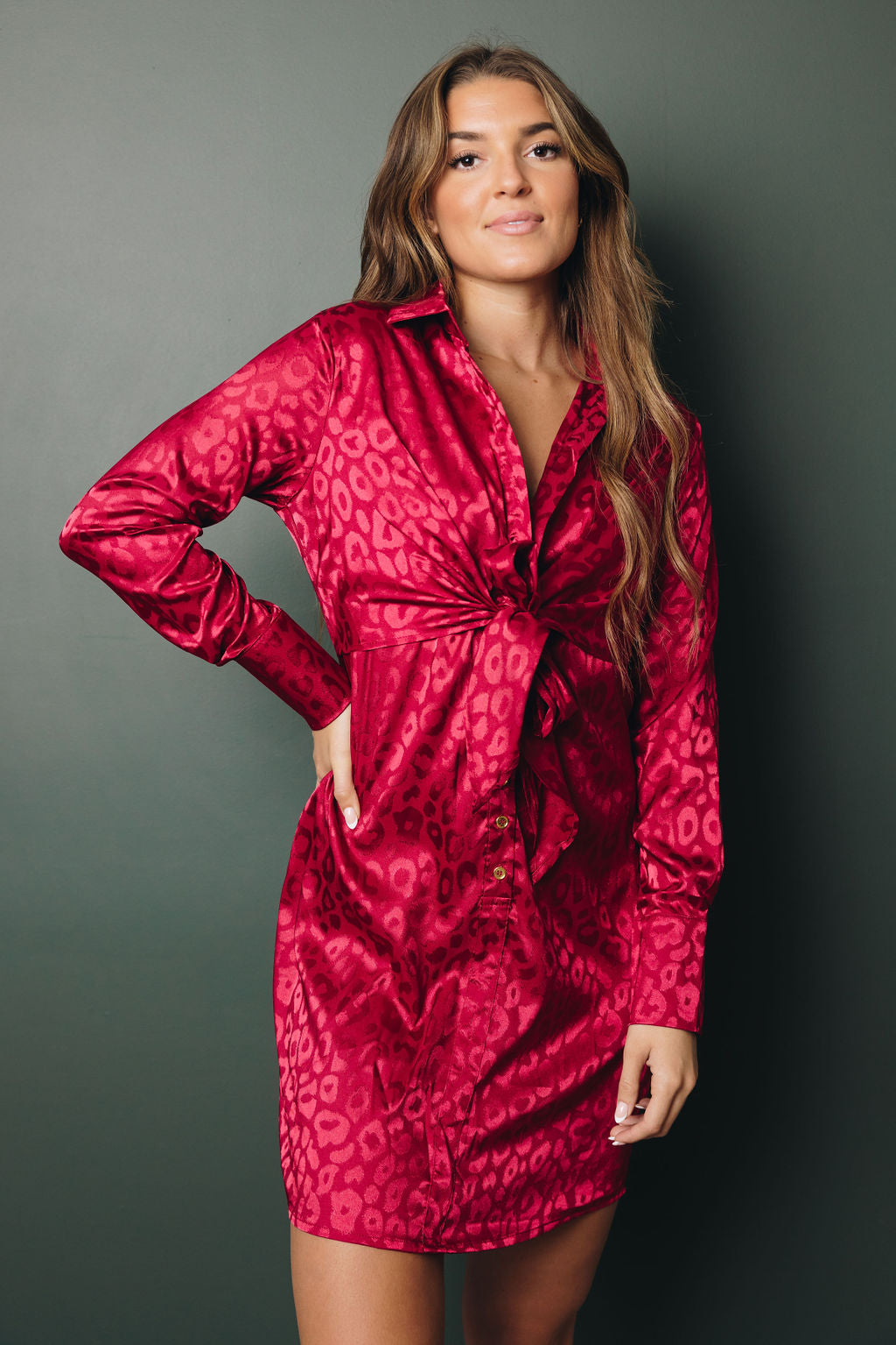 Marley Leopard Mini Dress