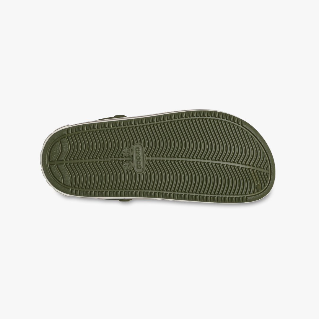 Crocs 209651-309 OFF COURT LOGO Unisex Clogs Army Green
