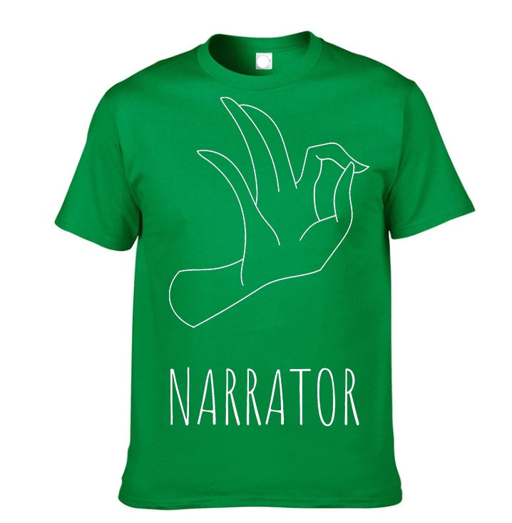 Men’s Gesture Print Short Sleeve T-Shirt – Casual Streetwear Graphic Tee