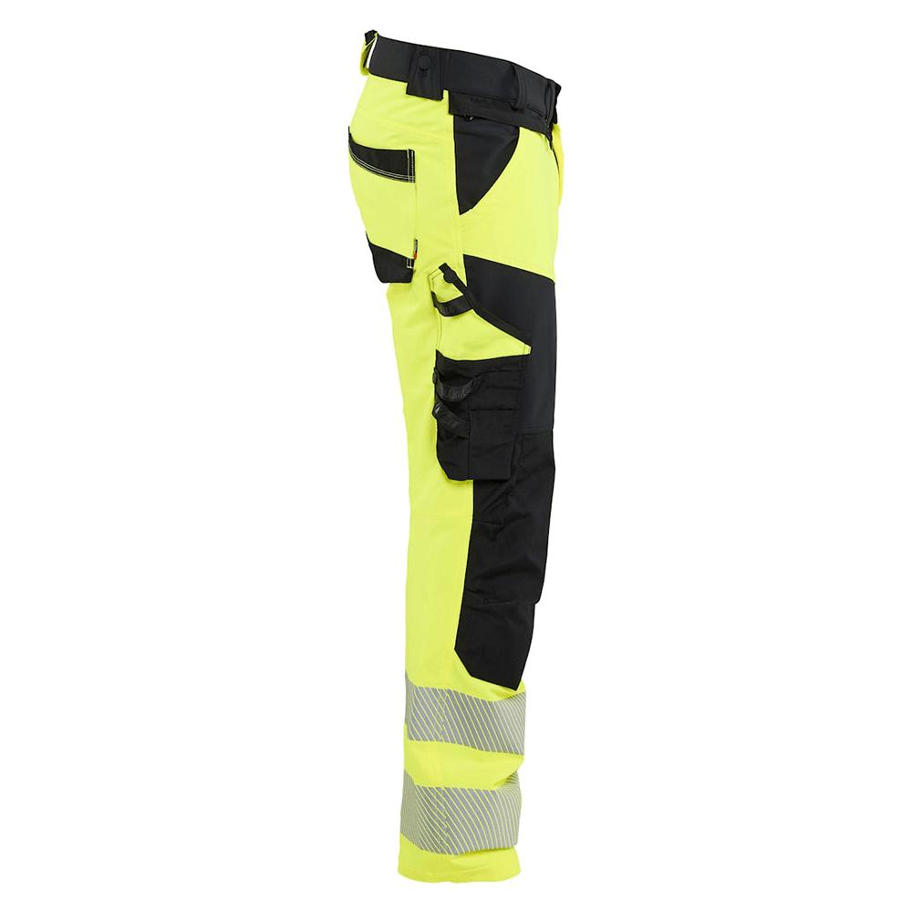 Blaklader 1124 Hi-Vis 4-Way Stretch Kneepad Trousers Hi-Vis Yellow