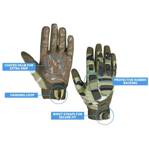 Tactical Camo Gloves RB01