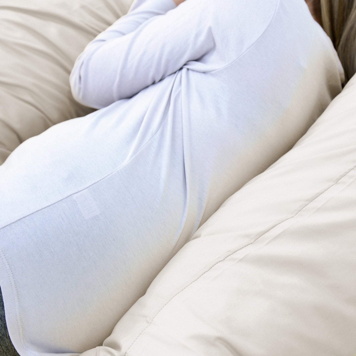 12 Ft Maternity Pillow And Case - Brown