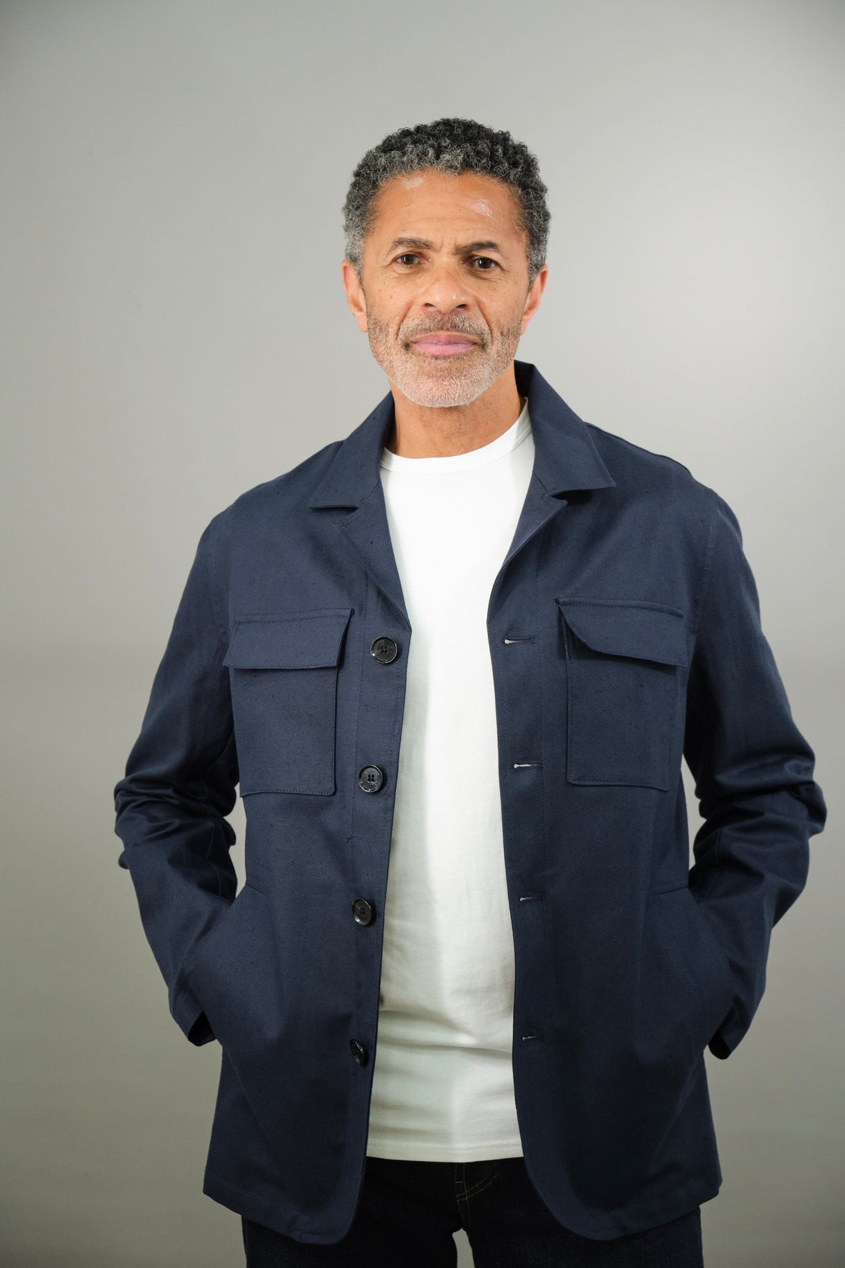 Mark Shacket - Navy Cotton