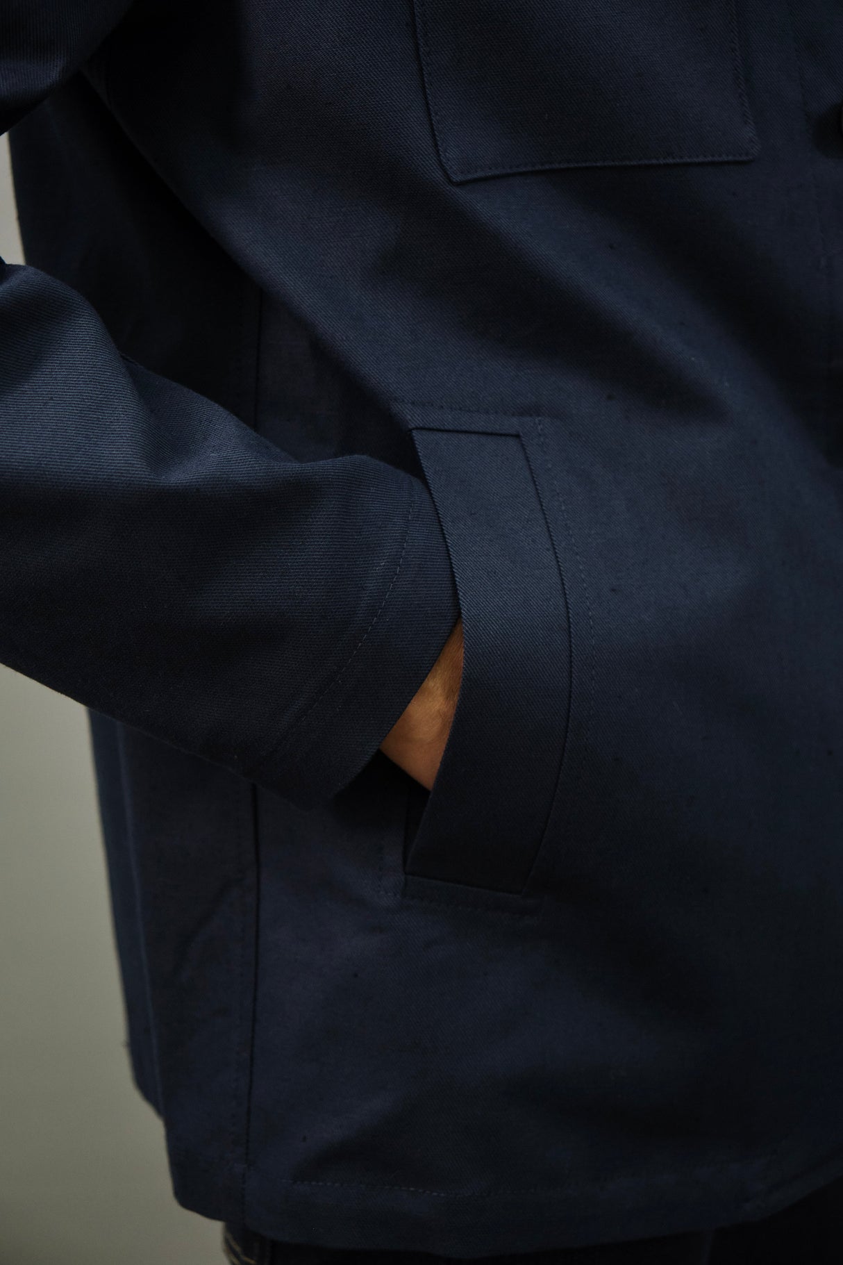 Mark Shacket - Navy Cotton