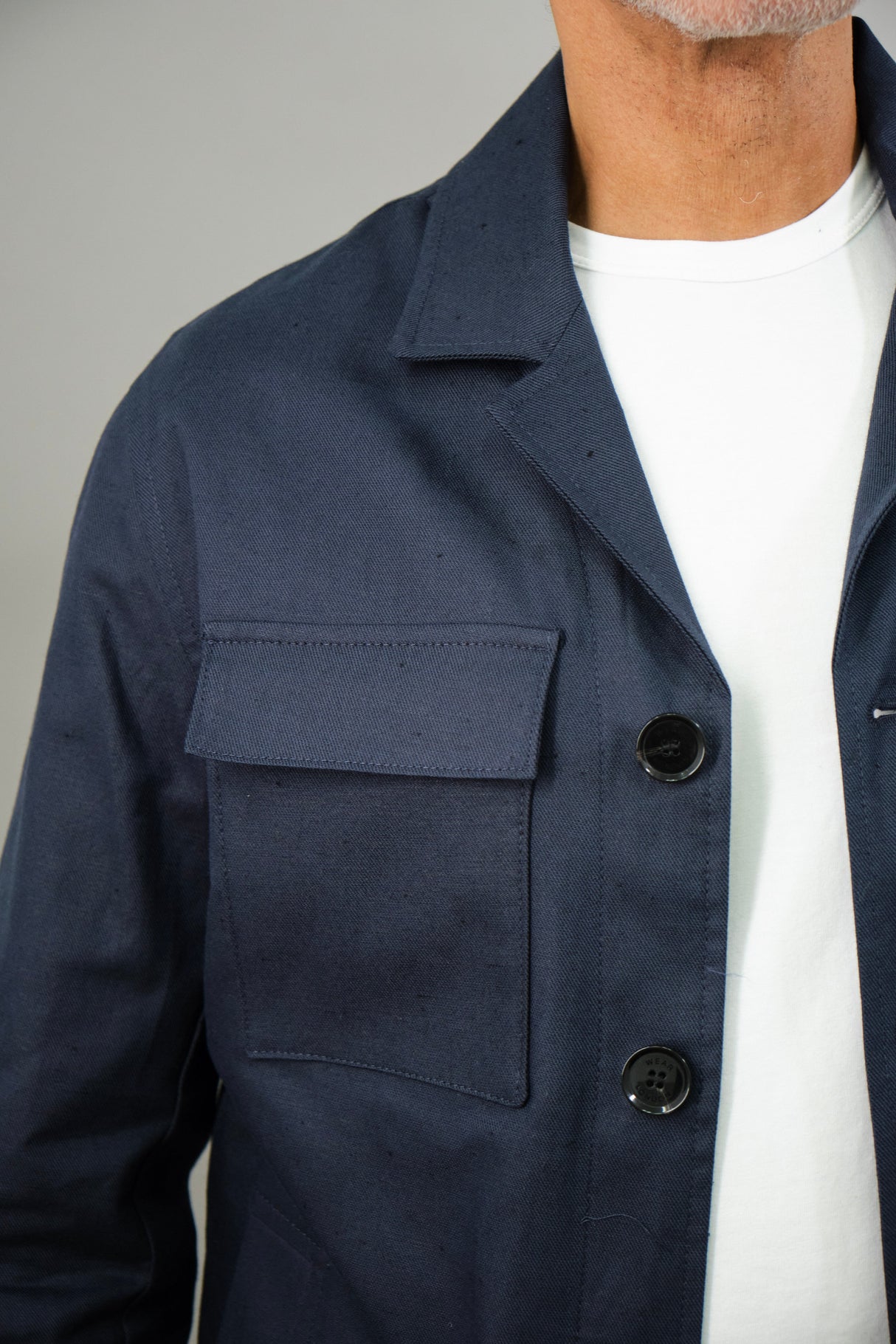 Mark Shacket - Navy Cotton