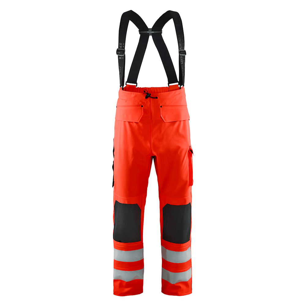 Blaklader 1302 Hi-Vis Waterproof Rain Trousers LEVEL 2