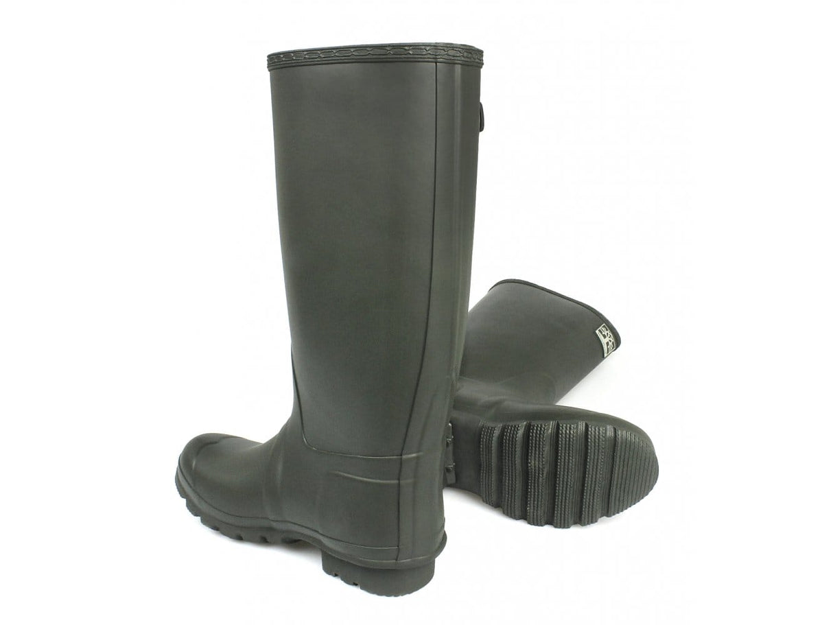 Woodland NEOPRENE Gusset Unisex Buckle Wellington Boots Olive Green