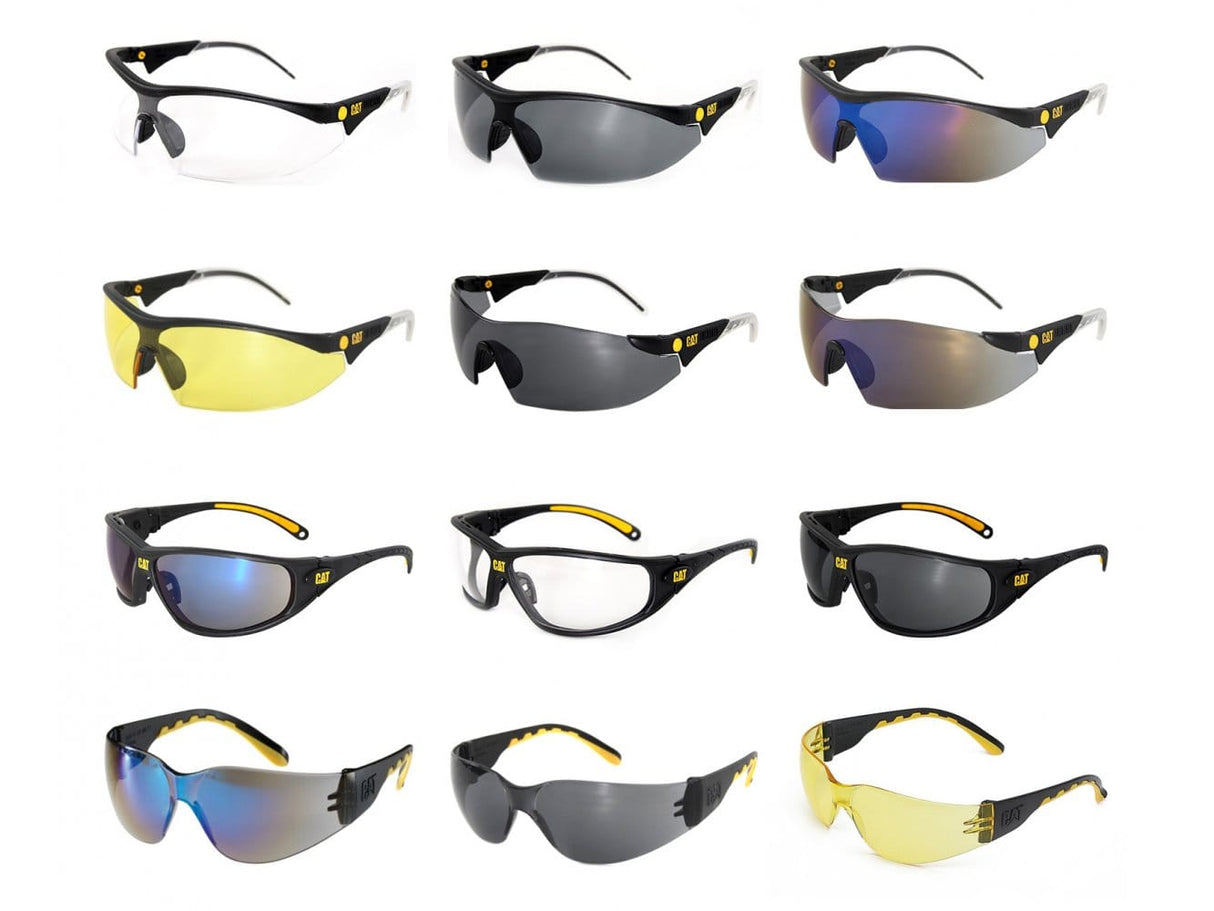 CAT TREAD Unisex Safety Sunglasses Clear: One Size