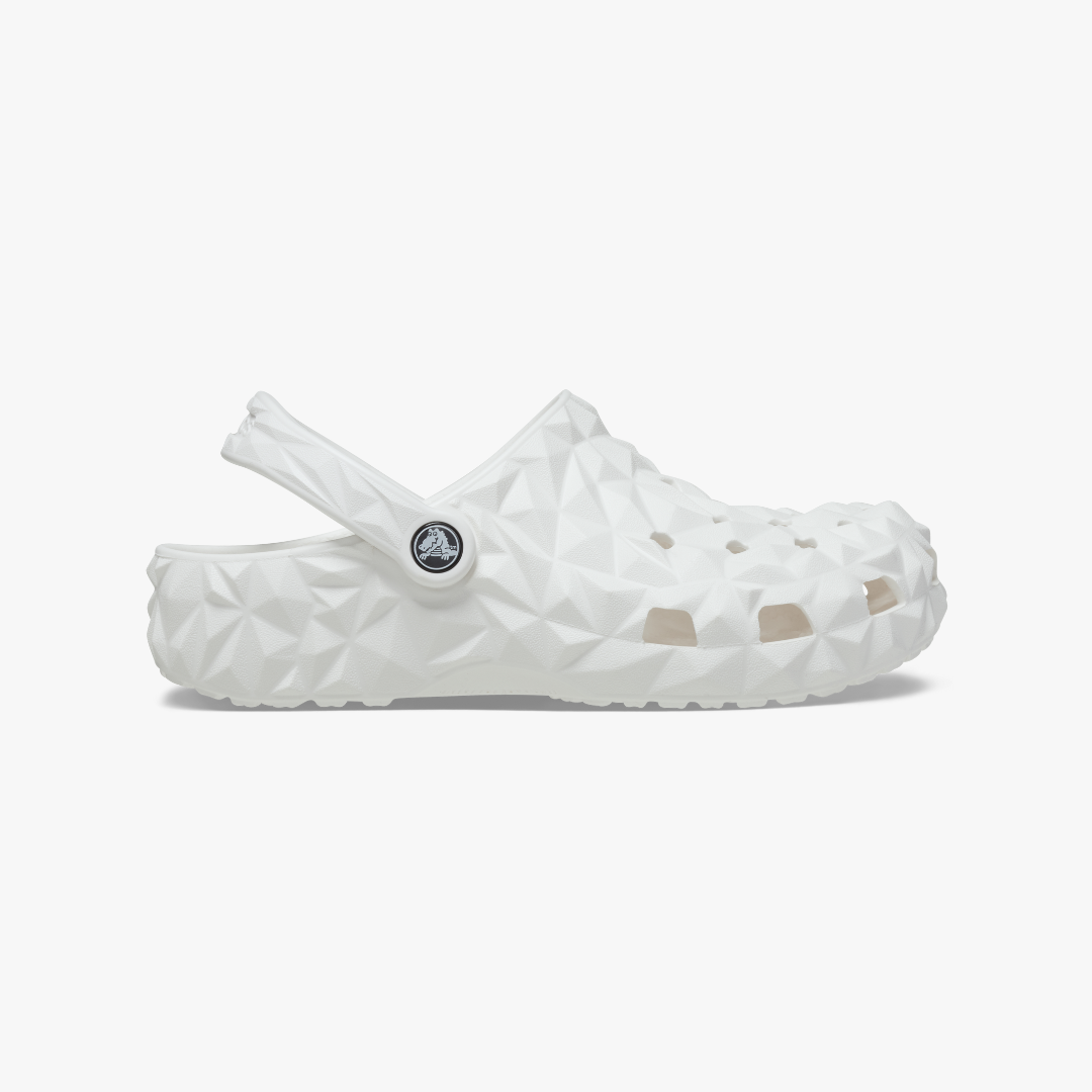 Crocs 209563-100 CLASSIC GEOMETRIC Unisex Clogs White