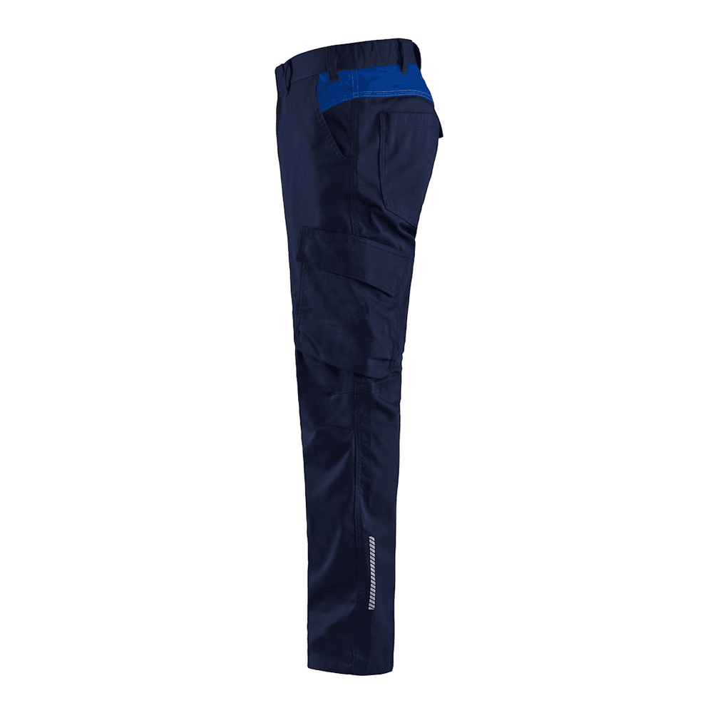 Blaklader 1444 Industry Stretch Trouser Navy Blue/Cornflower Blue