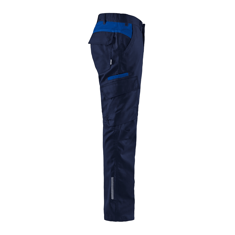 Blaklader 1444 Industry Stretch Trouser Navy Blue/Cornflower Blue