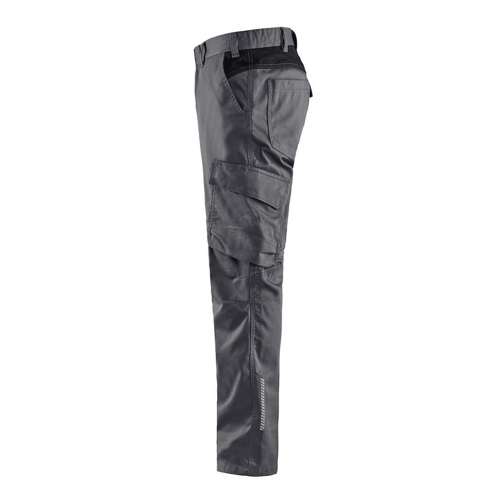 Blaklader 1444 Industry Stretch Trouser Mid Grey/Black