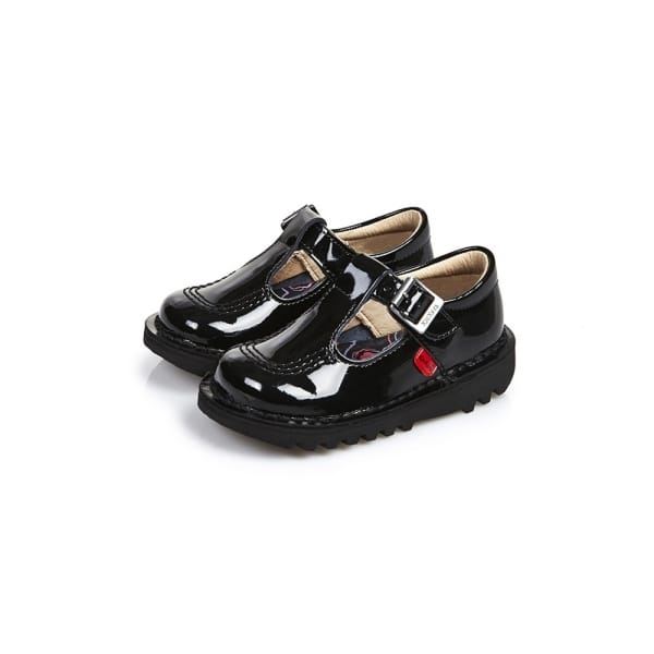 KICK T Girls Patent Leather Shoes Black