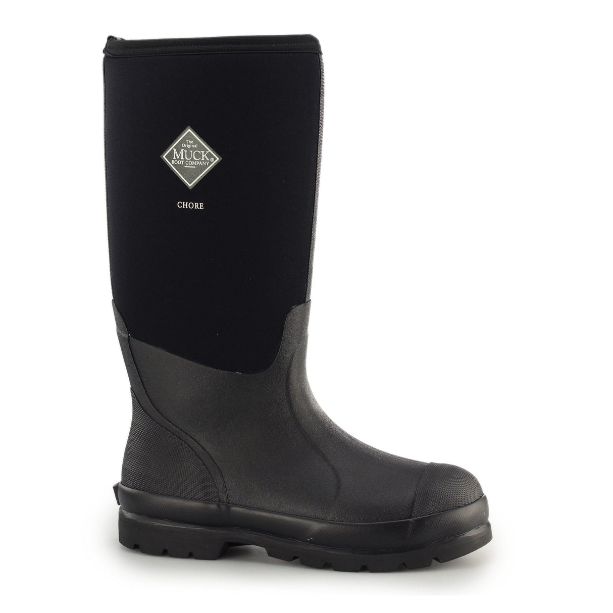 Muck Boots CHORE HI Unisex Rubber Wellington Boots Black