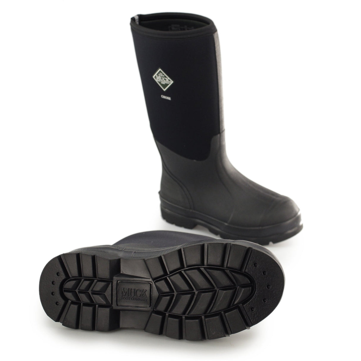 Muck Boots CHORE HI Unisex Rubber Wellington Boots Black