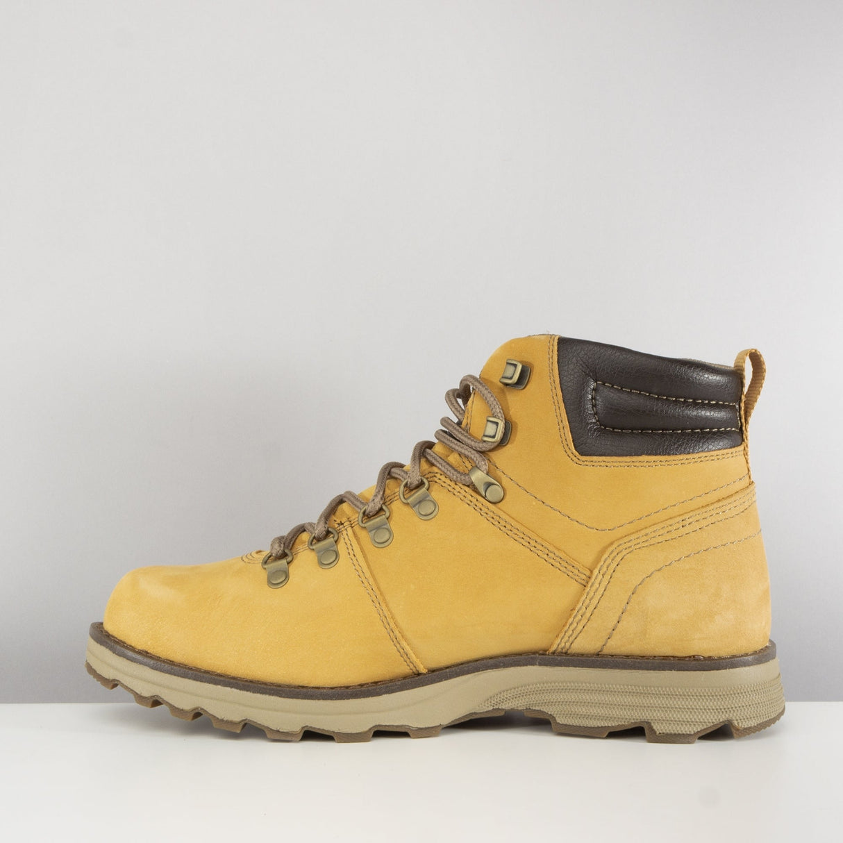 CAT SIRE Mens Nubuck Waterproof Boots Honey