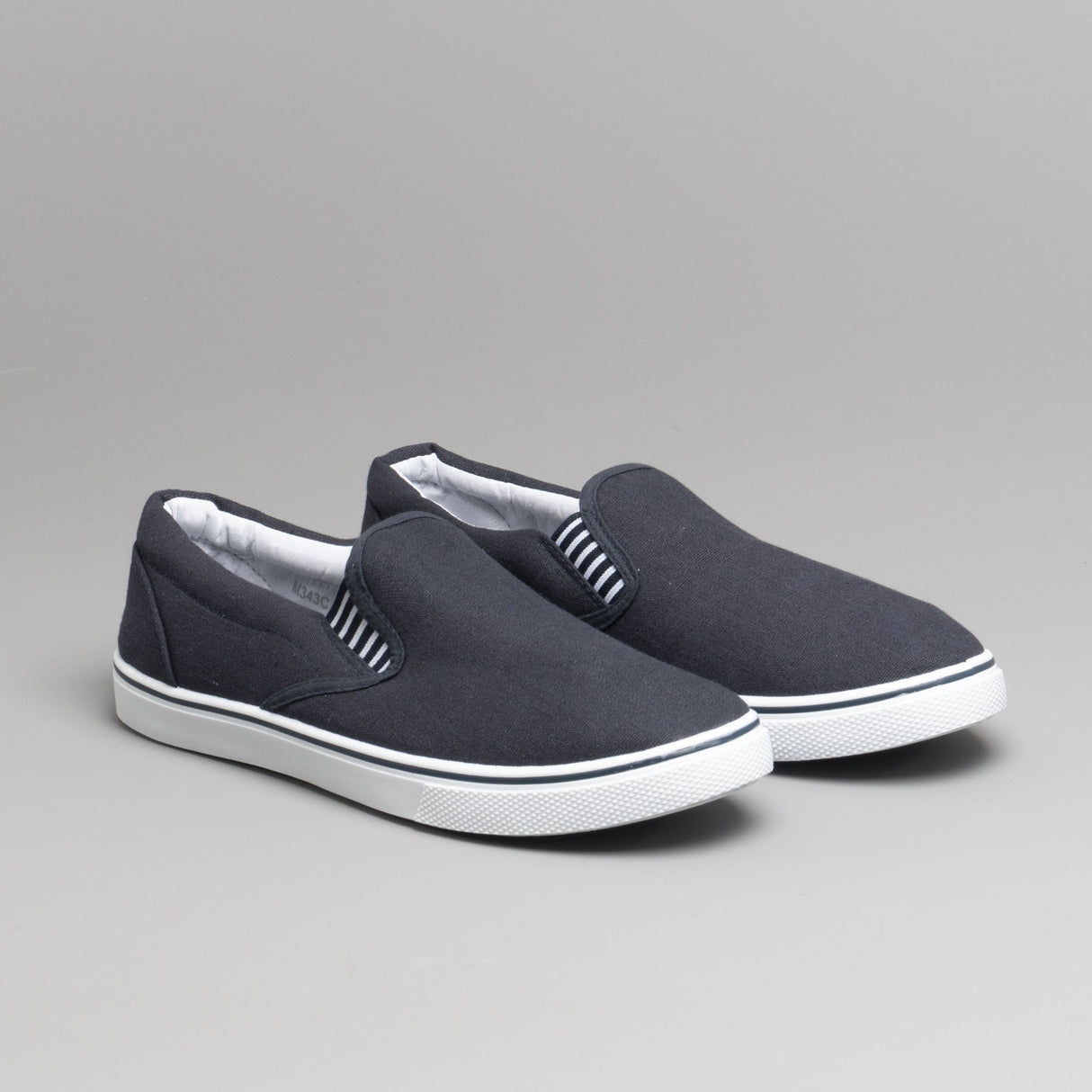 DEK LAMAAR Unisex Canvas Trainers Navy