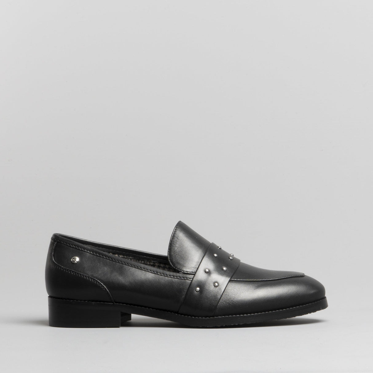 Pikolinos ROYAL Womens Leather Loafers Black