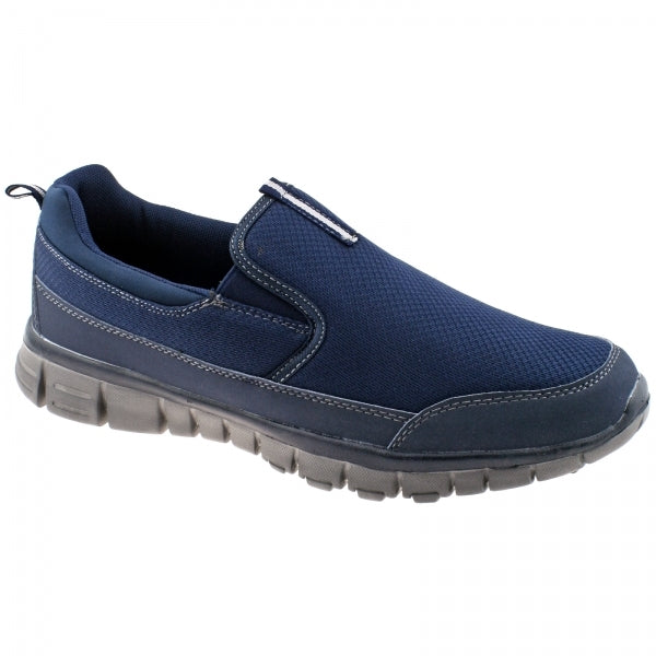 DEK NEPTUNE Mens Superlight Slip On Trainers Navy