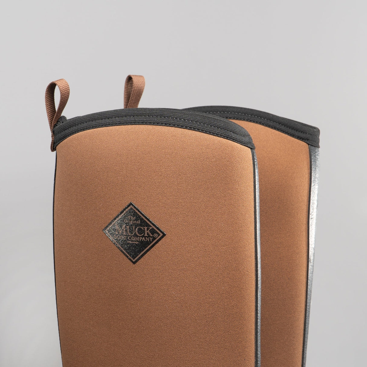 Muck Boots ARCTIC ADVENTURE Womens Rubber Wellington Boots Black/Tan