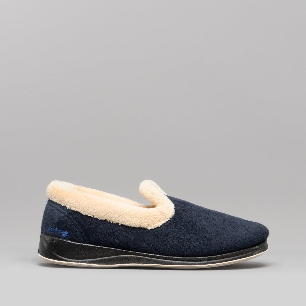 Padders REPOSE Womens (2E Fit) Full Slippers Navy