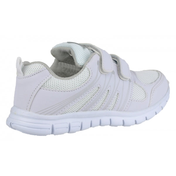 Mirak MILOS Womens Touch Fasten Trainers White