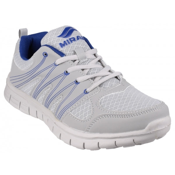 Mirak MILOS Mens Mesh Trainers Grey/Navy