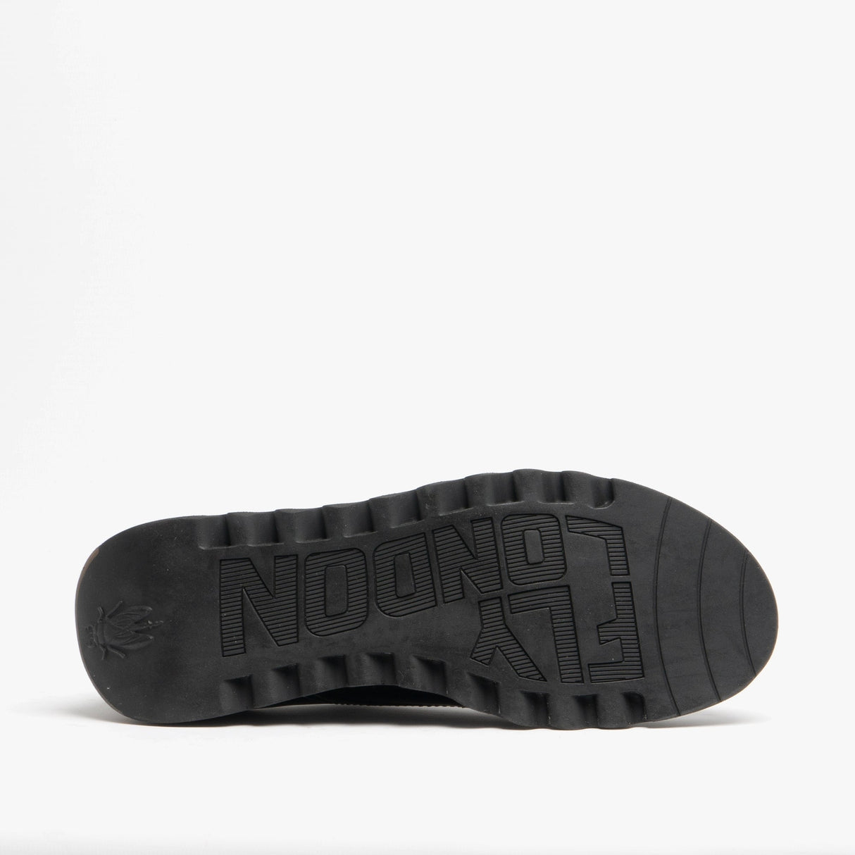 Fly London SIMB K Girls Leather Lace Derby Shoes Black