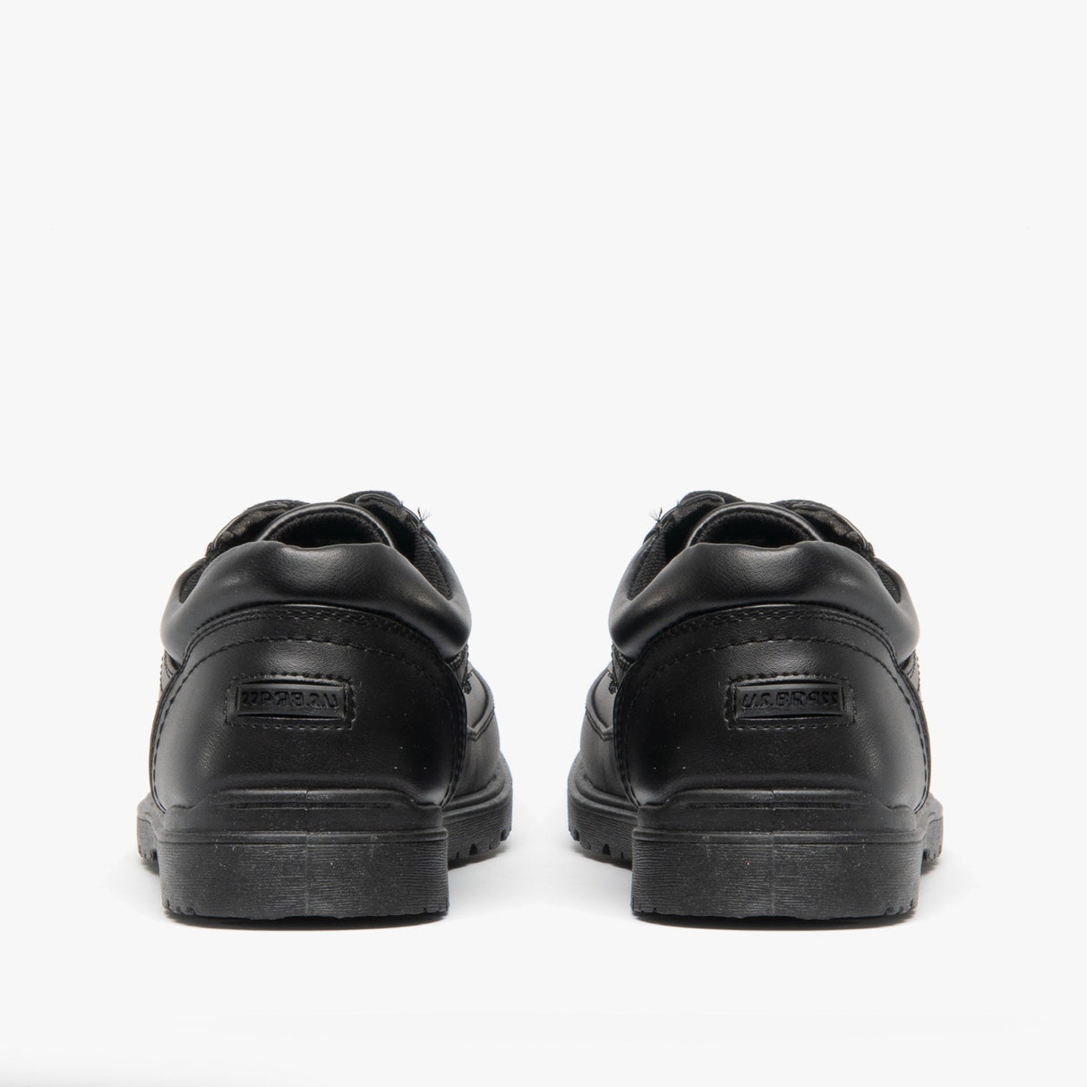 US Brass STUBBY Mens Lace-Up Casual Shoes Black