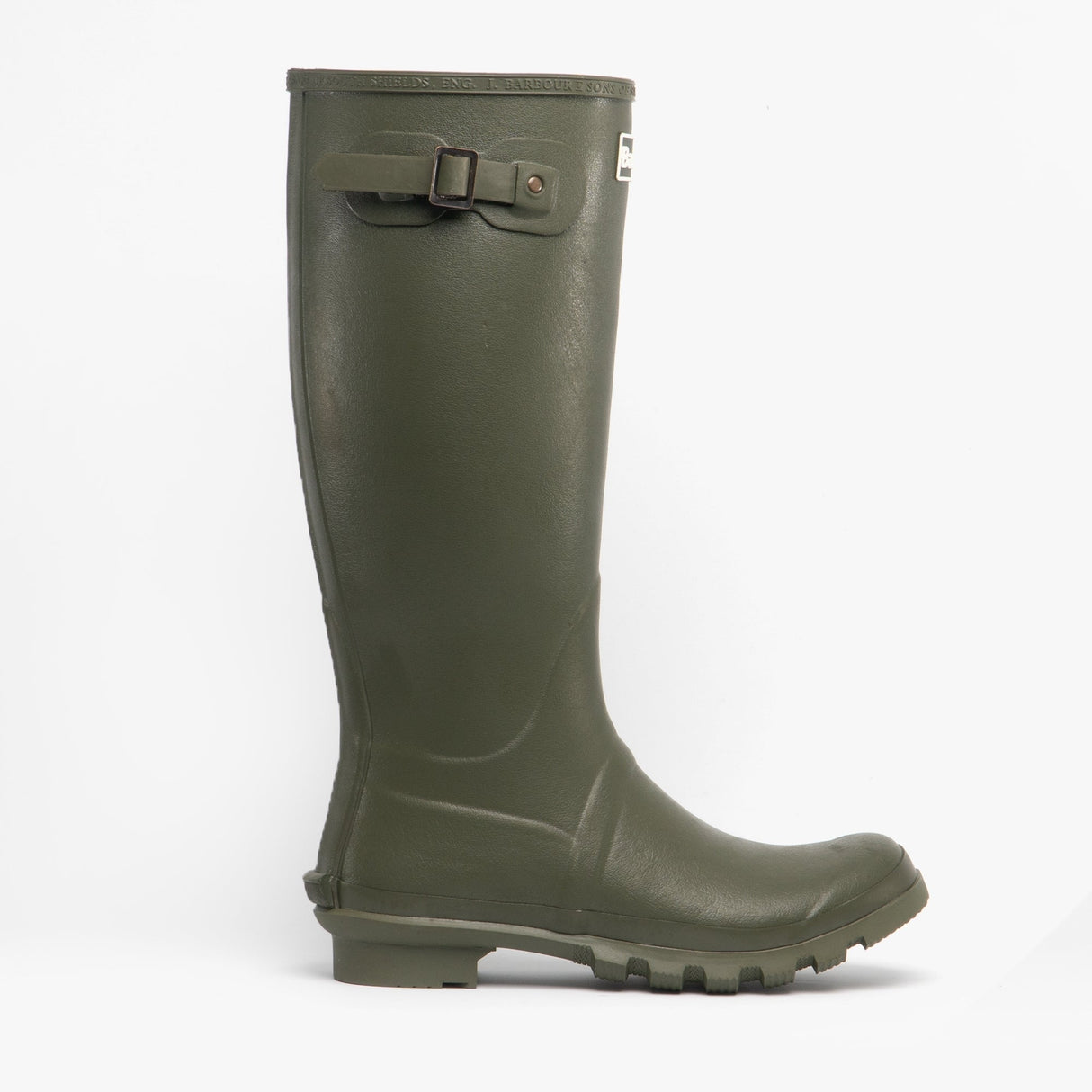 Barbour BEDE Mens Tall Wellington Boots Olive