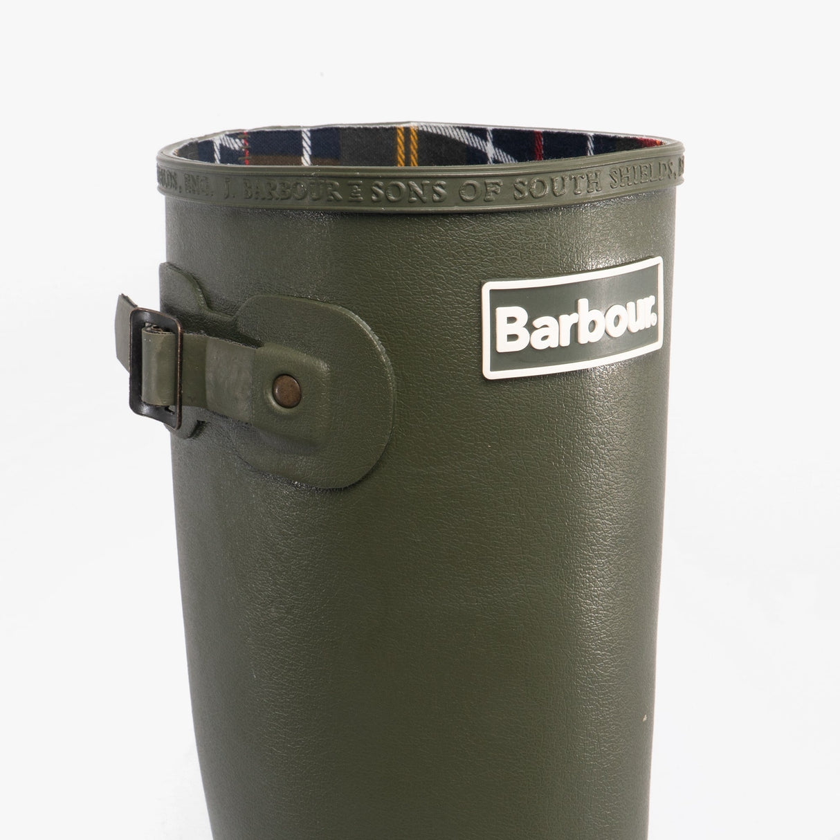 Barbour BEDE Mens Tall Wellington Boots Olive