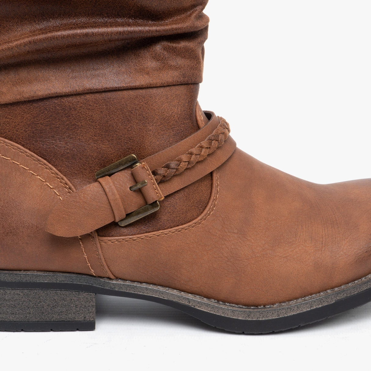 Rieker 98860-22 Womens Calf Length Boots Nut Brown