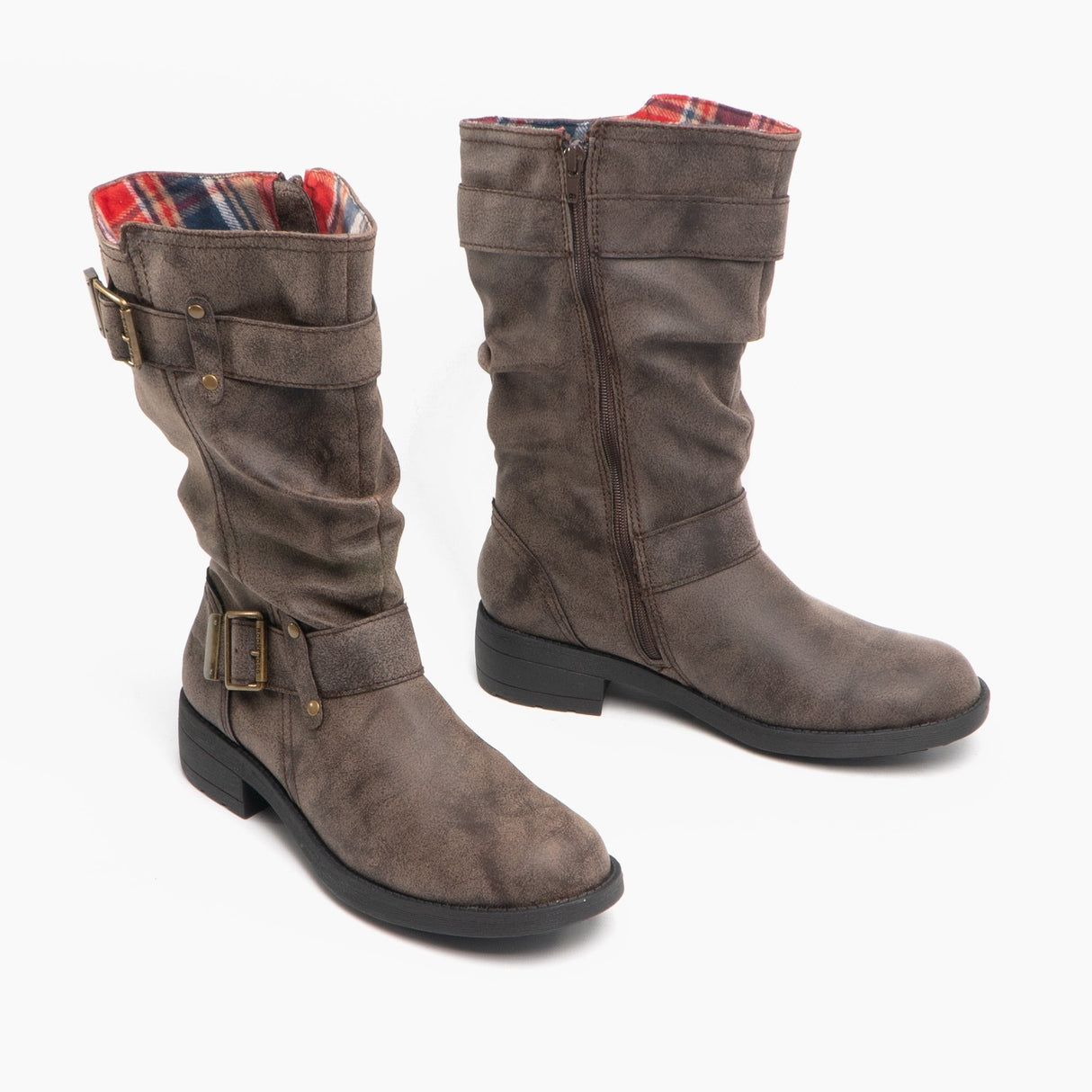 Rocket Dog TRUMBLE Womens Biker Boots Brown