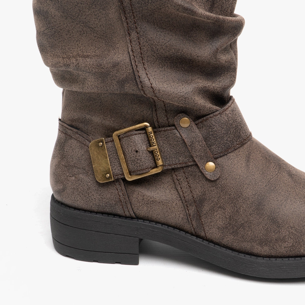 Rocket Dog TRUMBLE Womens Biker Boots Brown