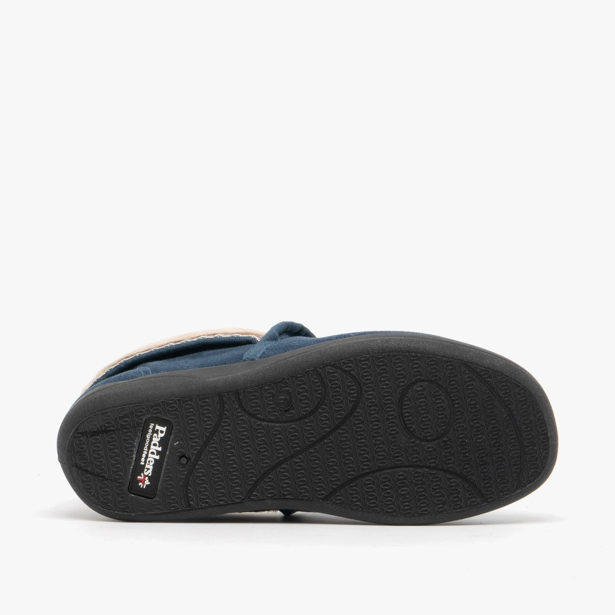 Padders MELLOW Womens (2E Fit) Full Slippers Denim Blue