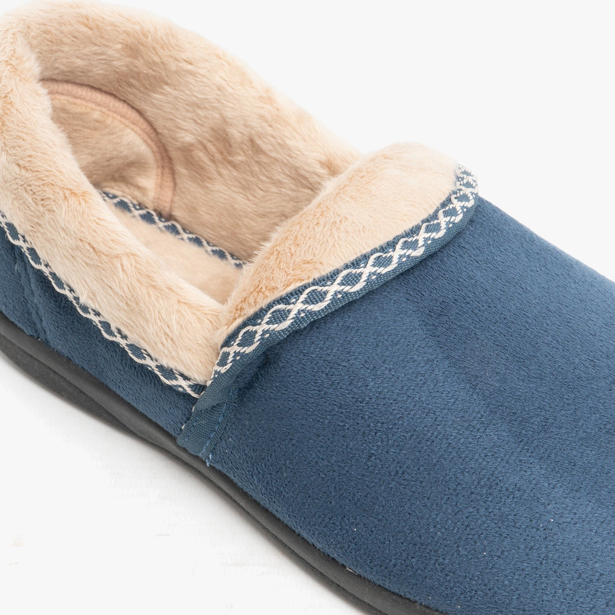 Padders MELLOW Womens (2E Fit) Full Slippers Denim Blue