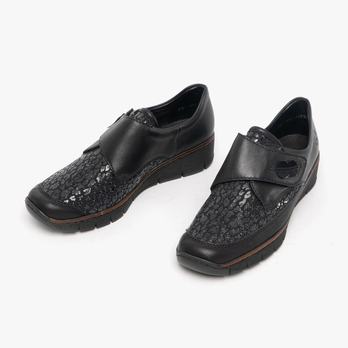 Rieker 537C0-00 Womens Shoes Black