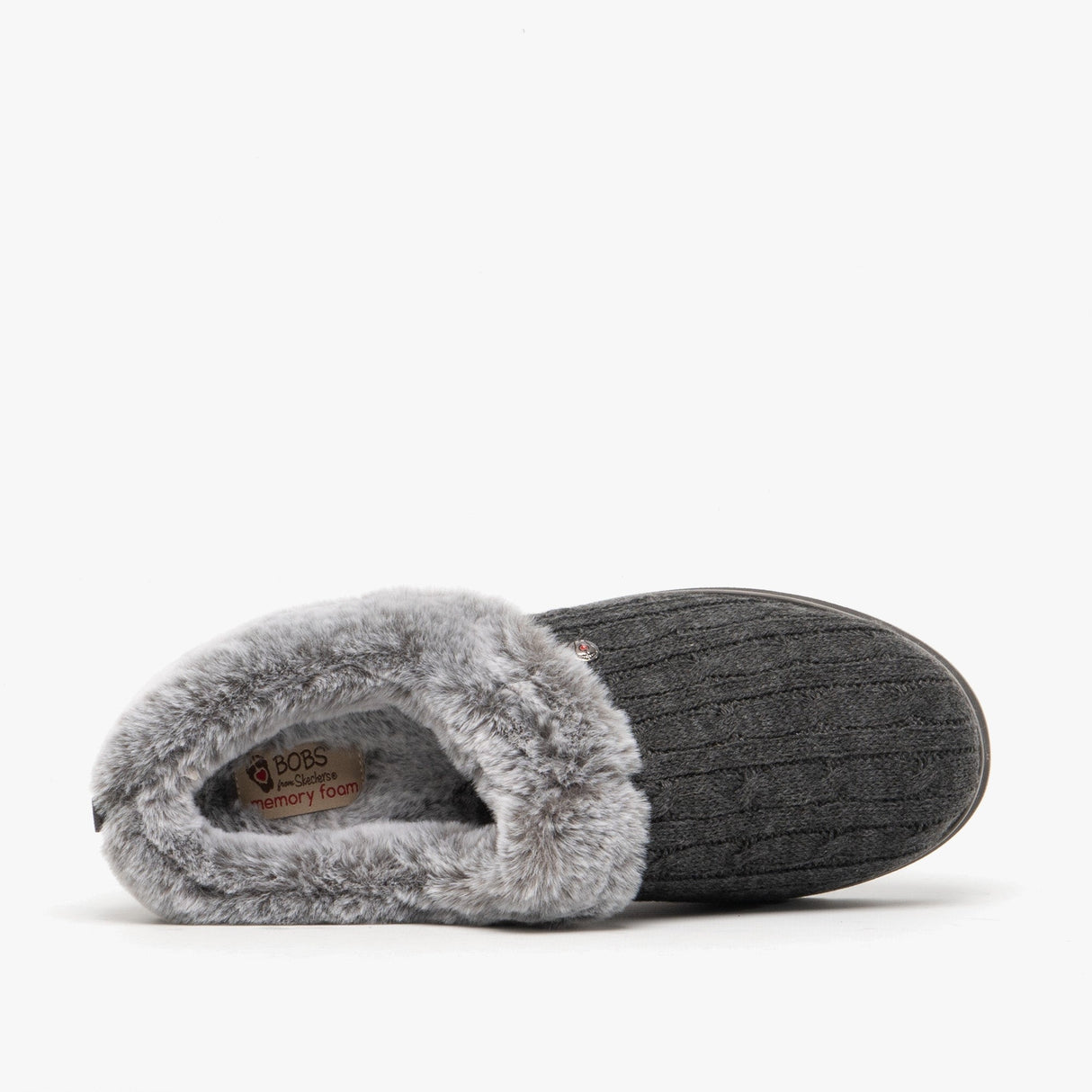 Skechers 31204/CCL KEEPSAKES ICE ANGEL Womens Mule Slippers Charcoal