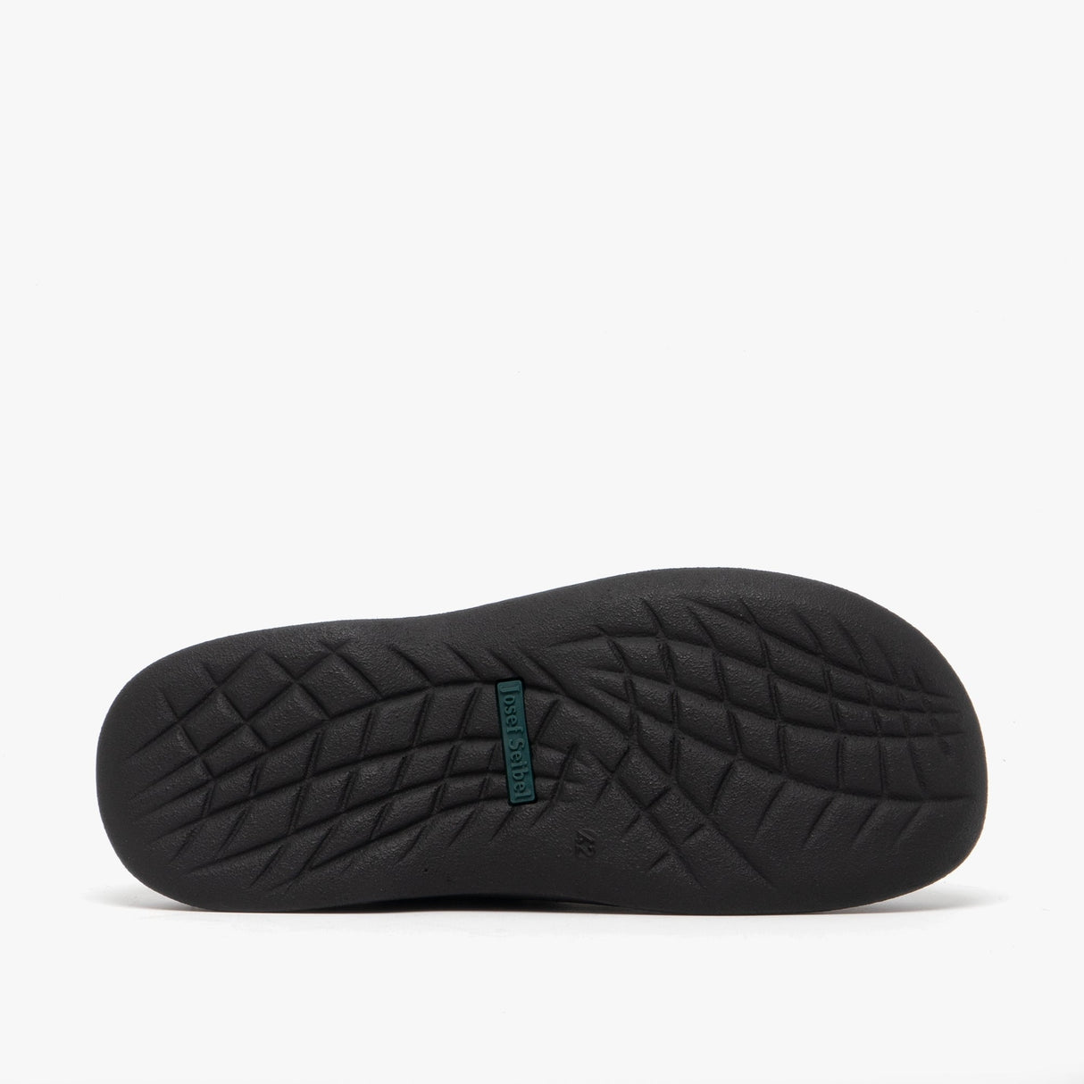 Josef Seibel MAX Mens Leather Mule Clogs Black