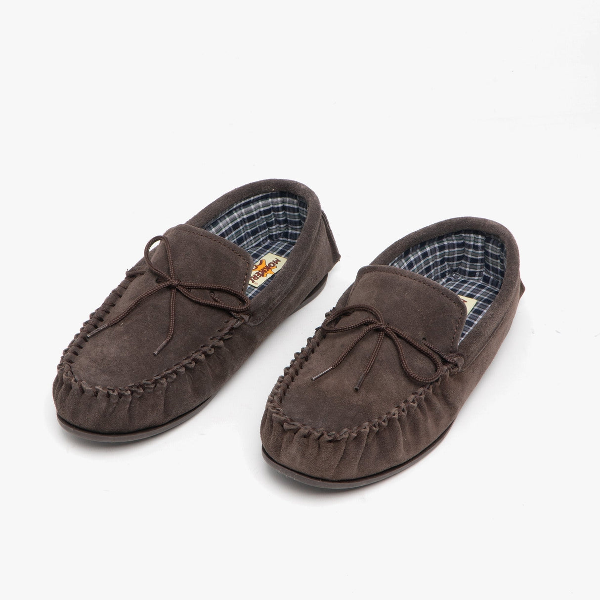 Mokkers BRUCE Mens Moccasin Slippers Dark Brown