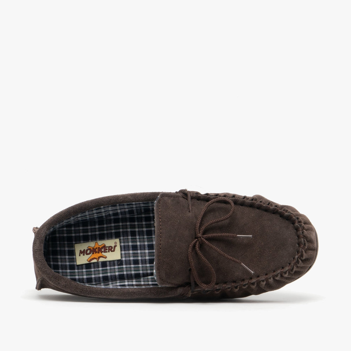 Mokkers BRUCE Mens Moccasin Slippers Dark Brown