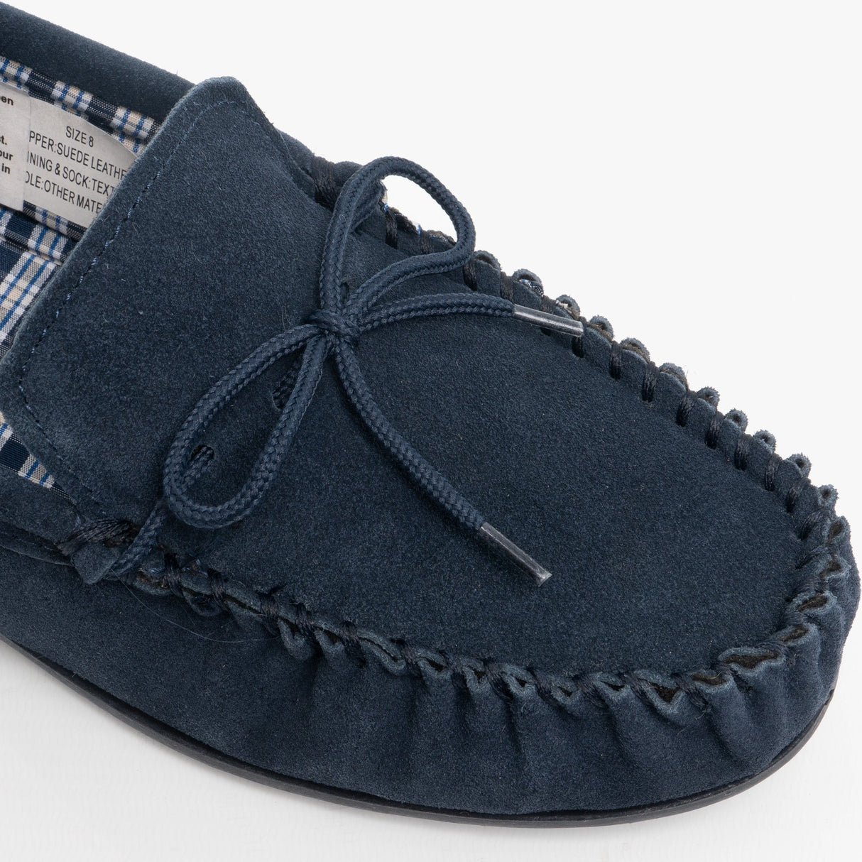 Mokkers BRUCE Mens Moccasin Slippers Navy