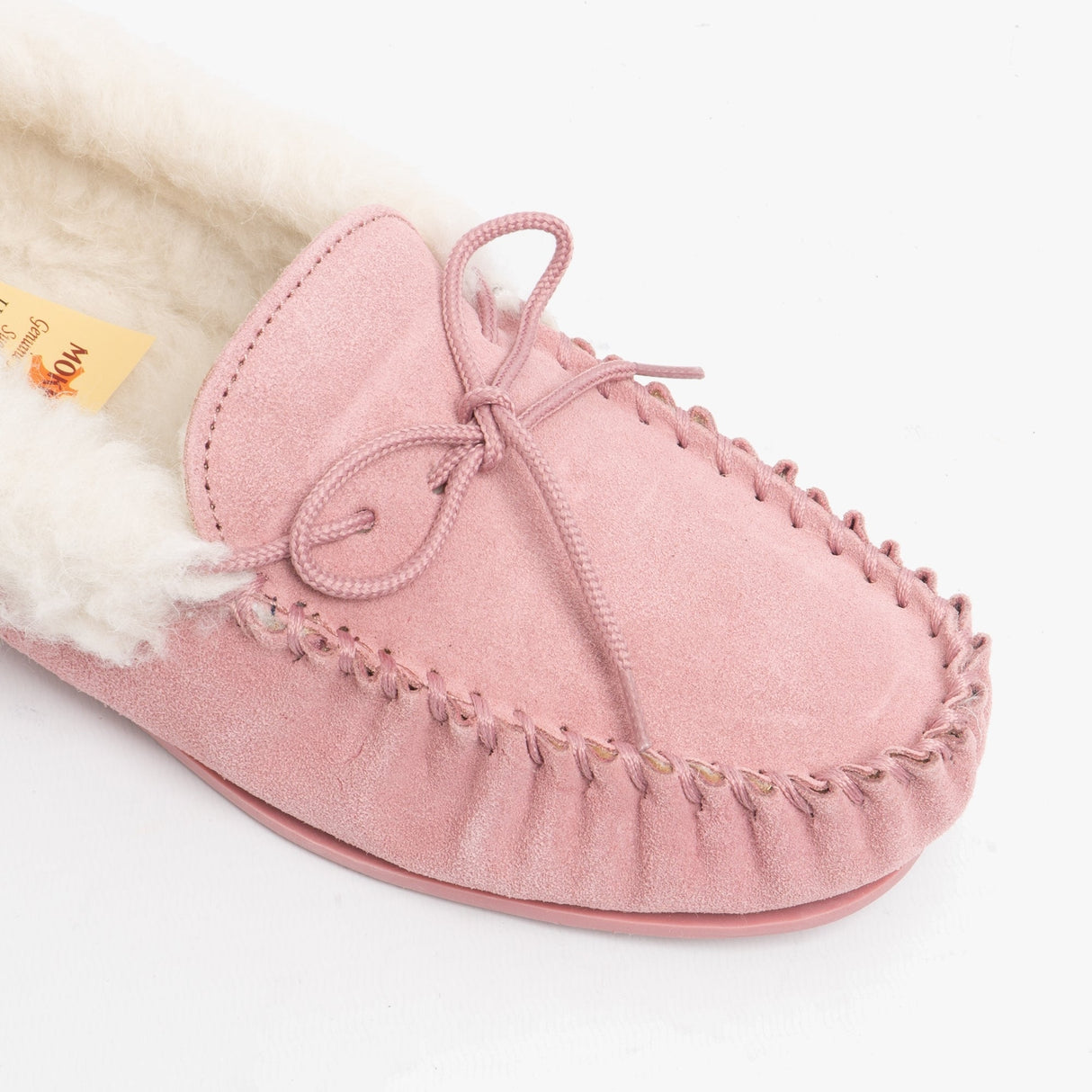 Mokkers EMILY Womens Moccasin Slippers Pink