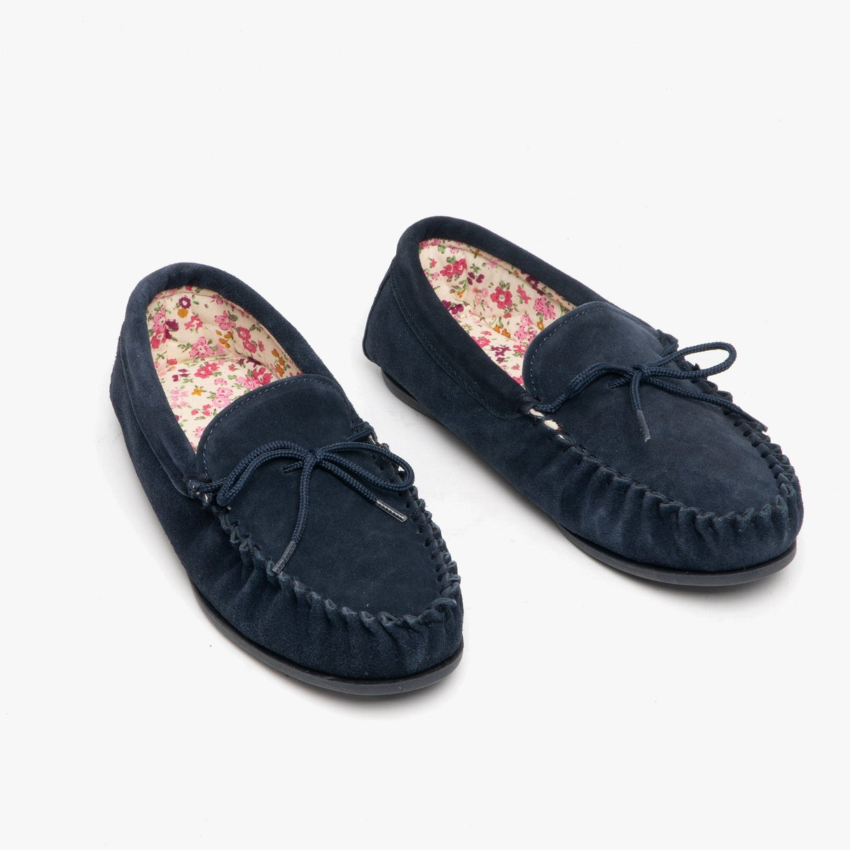 Mokkers LILY Womens Moccasin Slippers Navy