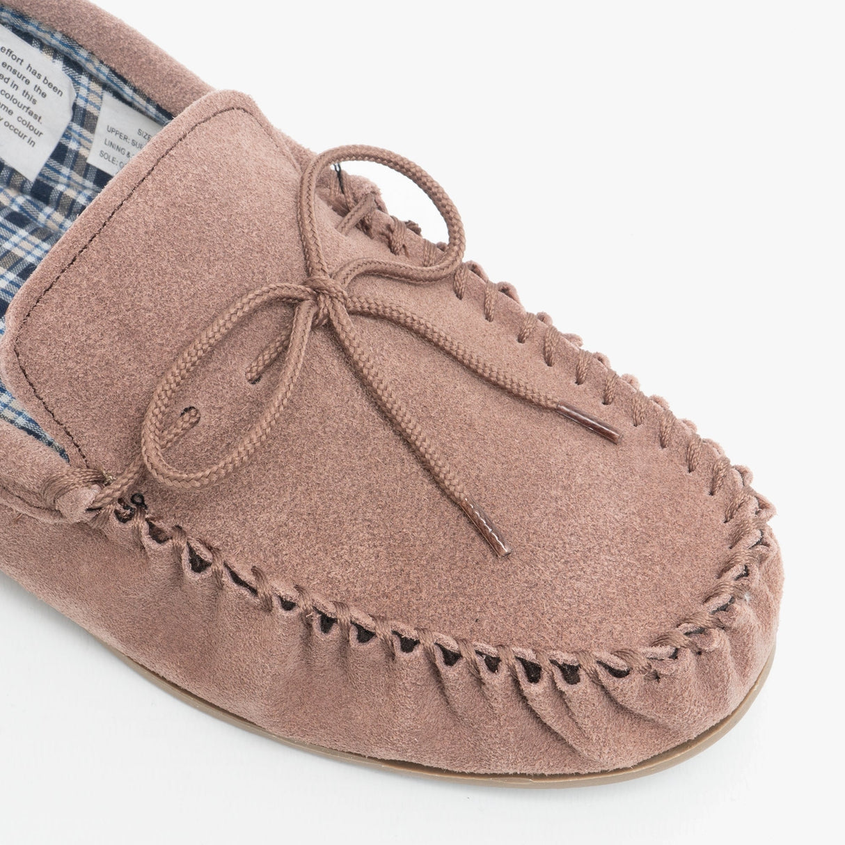 Mokkers BRUCE Mens Moccasin Slippers Taupe