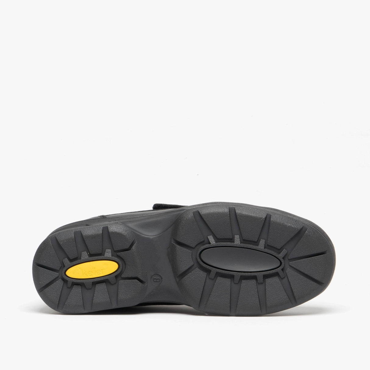 Dr Keller TEXAS Mens Leather Comfort Fit Shoes Black