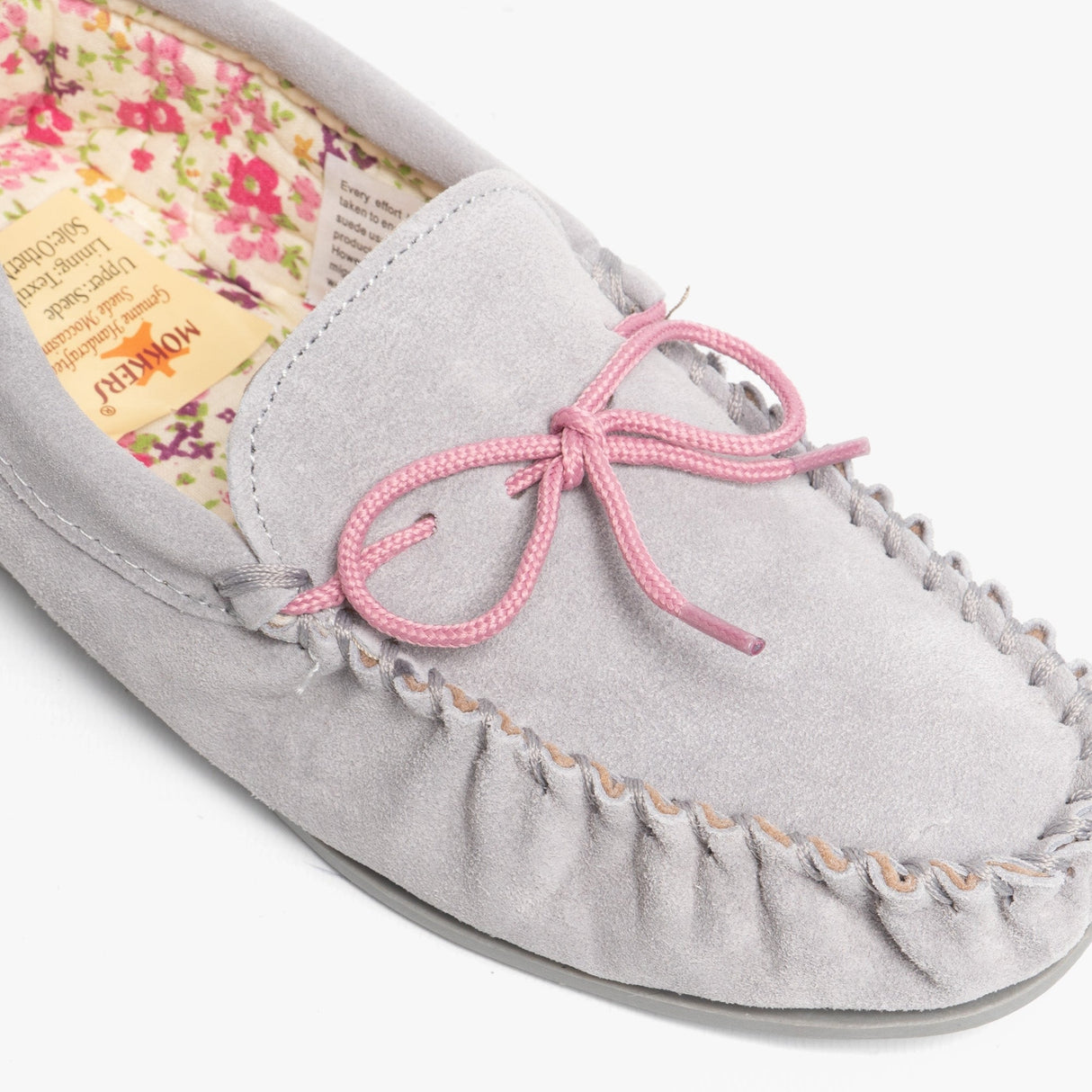 Mokkers LILY Womens Moccasin Slippers Grey