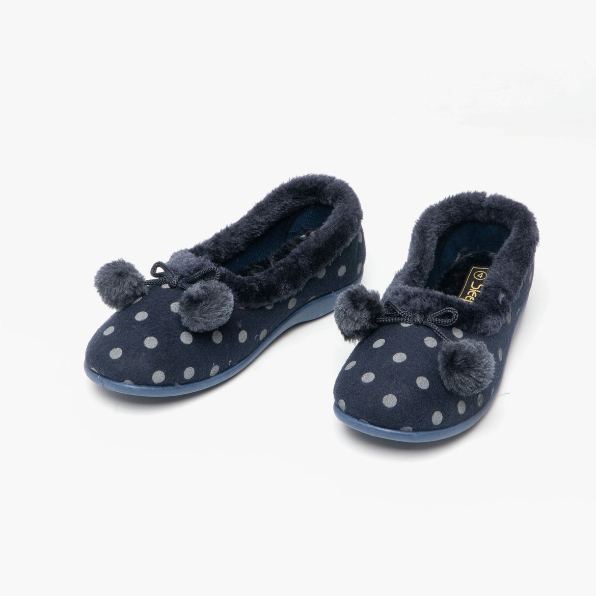 MARGE Womens Full Slippers Navy
